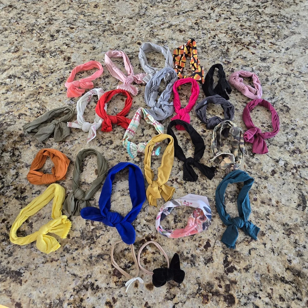 Infant Colorful Hair Accessories Set Of 27 Headbands
